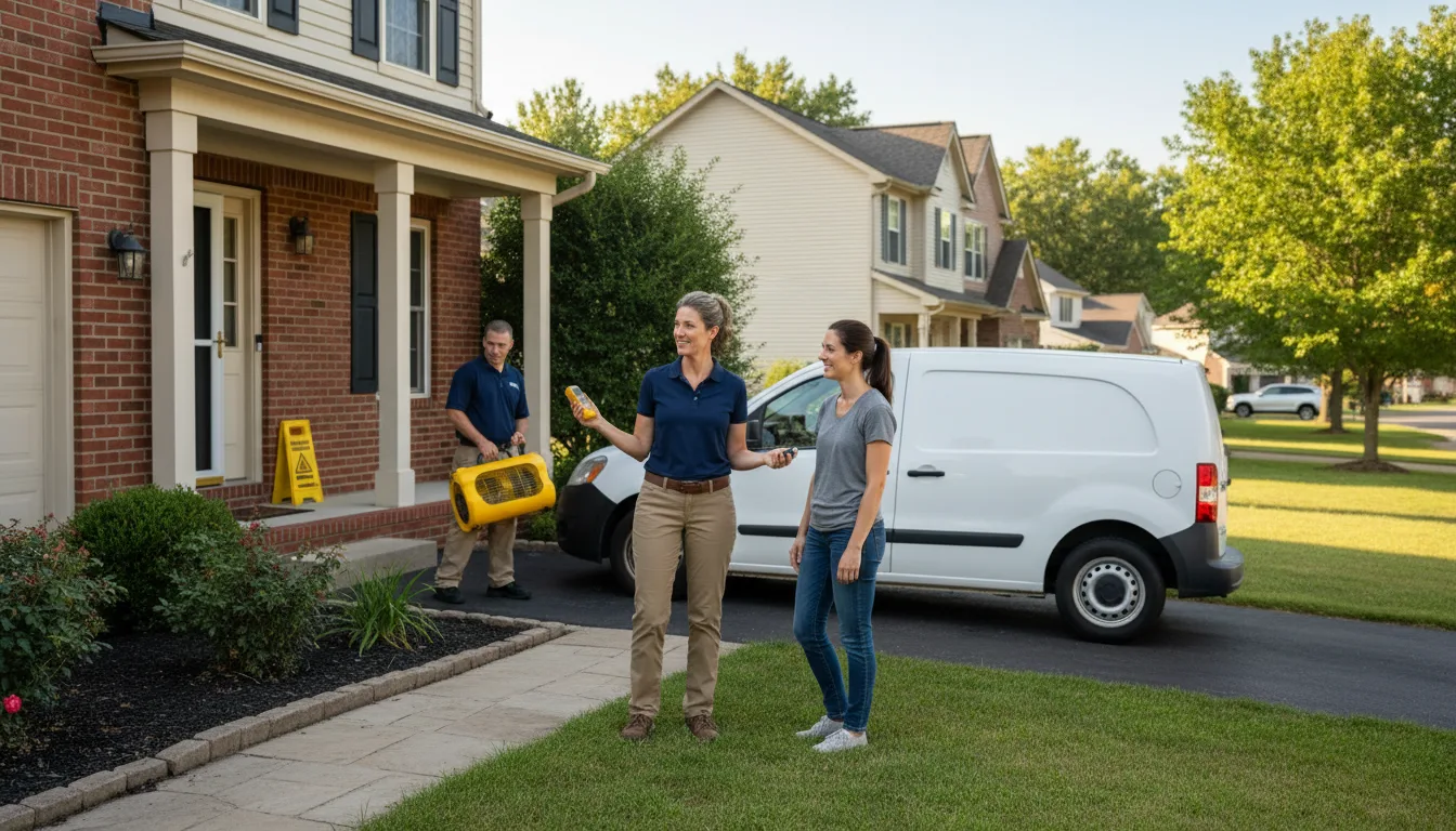 Residential water damage restoration in Hampden, MA